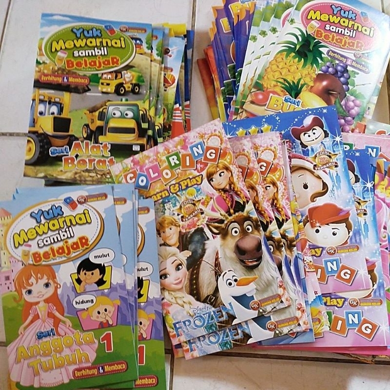 

(1 pcs) BUKU MEWARNAI ISI 6 LEMBAR