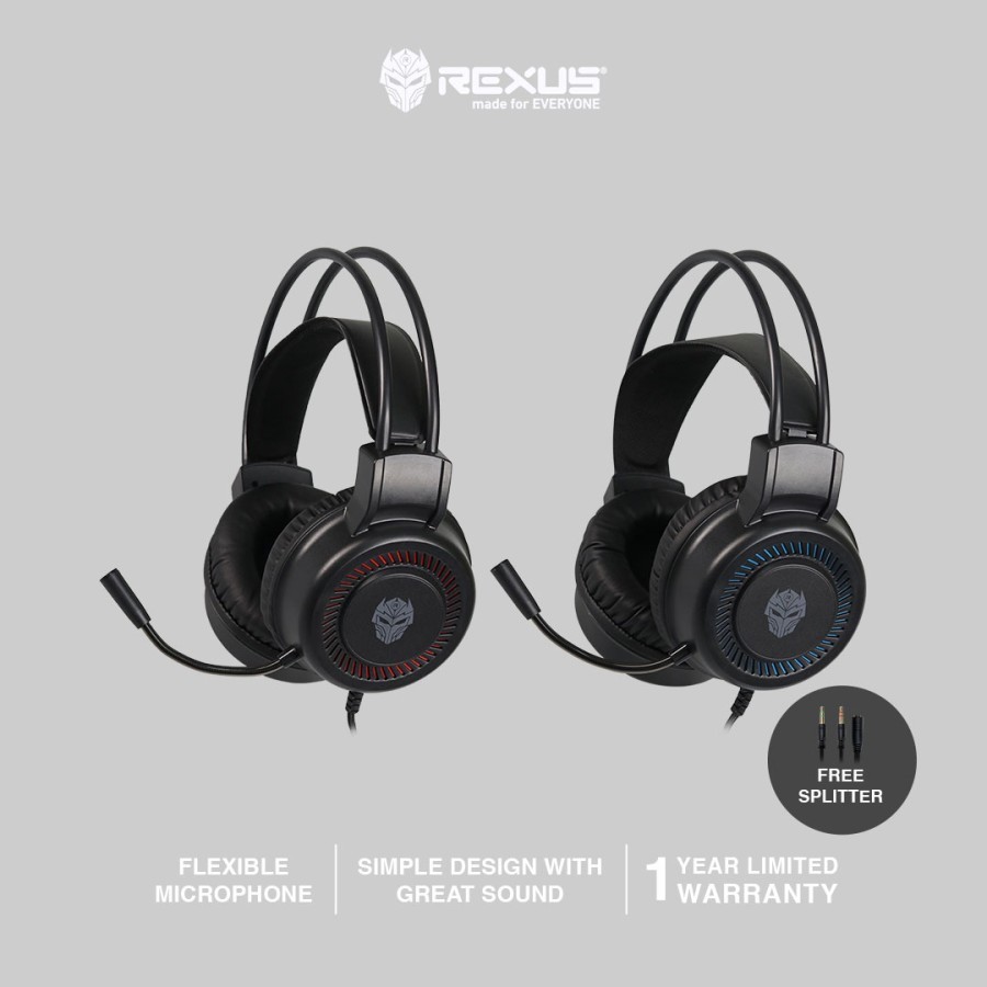 Headset Headphone Gaming Rexus Vonix F27