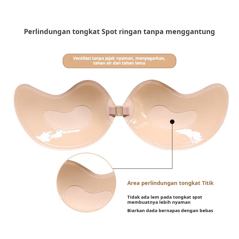 Silicon Bra Bh Beha Push Up Strapless Silikon Silicon Bra Bh Beha Tempel Seamless Push Up Wanita Imp