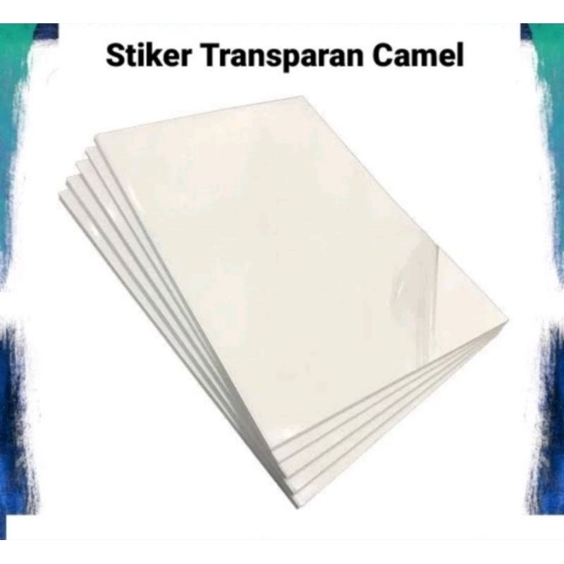 

STIKER TRANSPARAN CAMEL UKURAN A3,A4,F4, PLANO 79X98CM