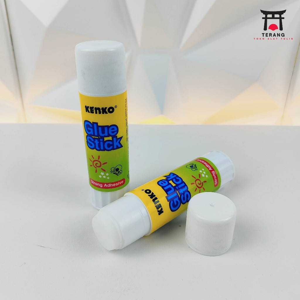 

1Pak Glue Stick Kenko 25G isi 12pcs Lem Kertas Batangan Strong Adhesive