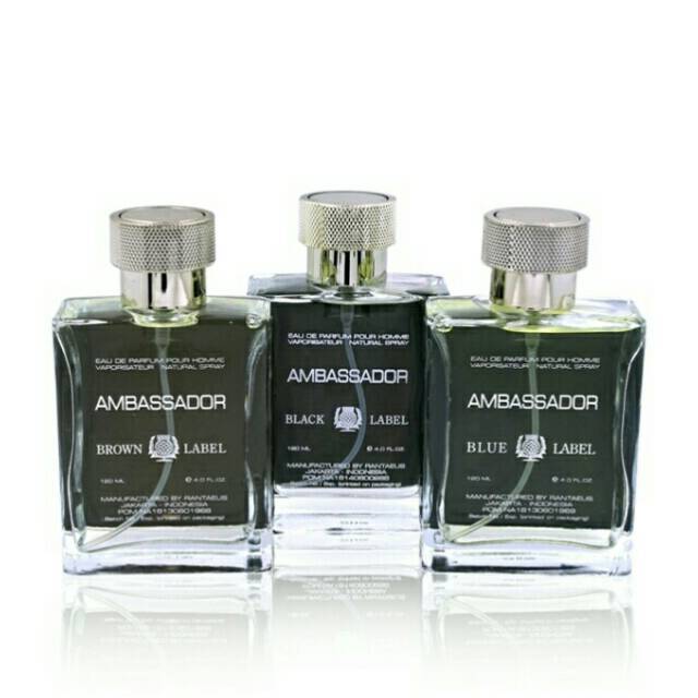 Aster Kosmetik - Ambassador Perfume Label - Black - Brown - Blue