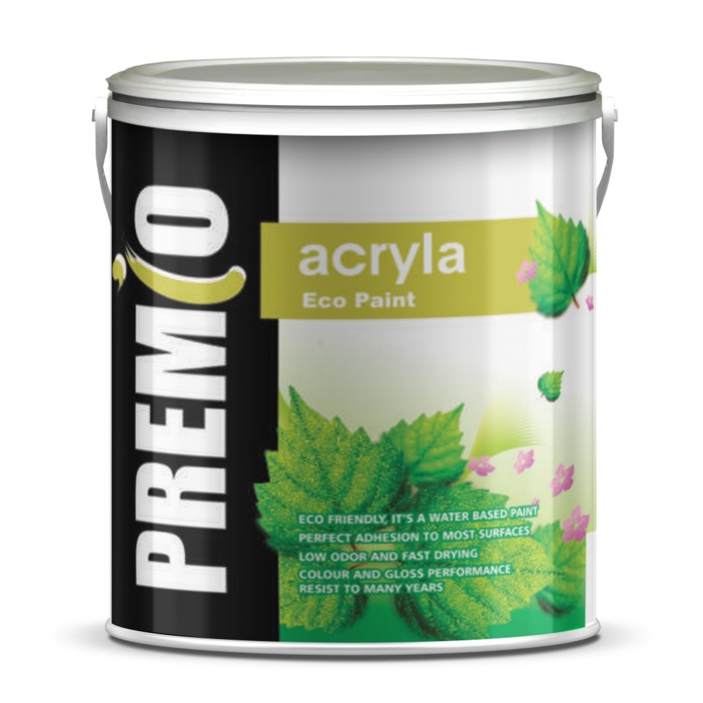Premio Acryla Cat Tembok Mengkilap Gloss Premium 20 Ltr