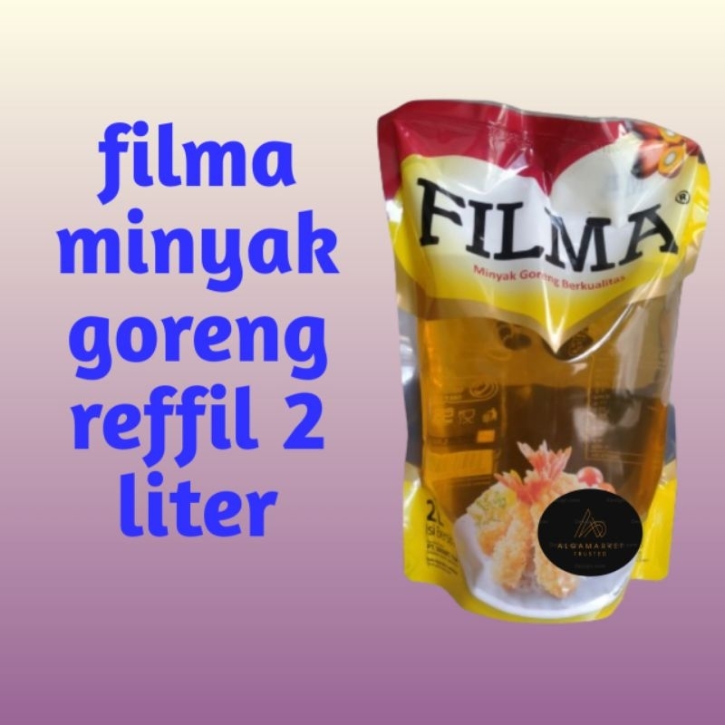 

Minyak goreng filma 2 liter//packing kardus//