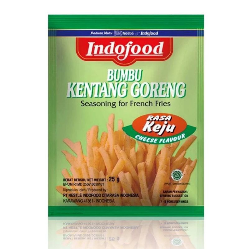 

Mahbubah - Indofood 25 g Bumbu Kentang Goreng Rasa Keju