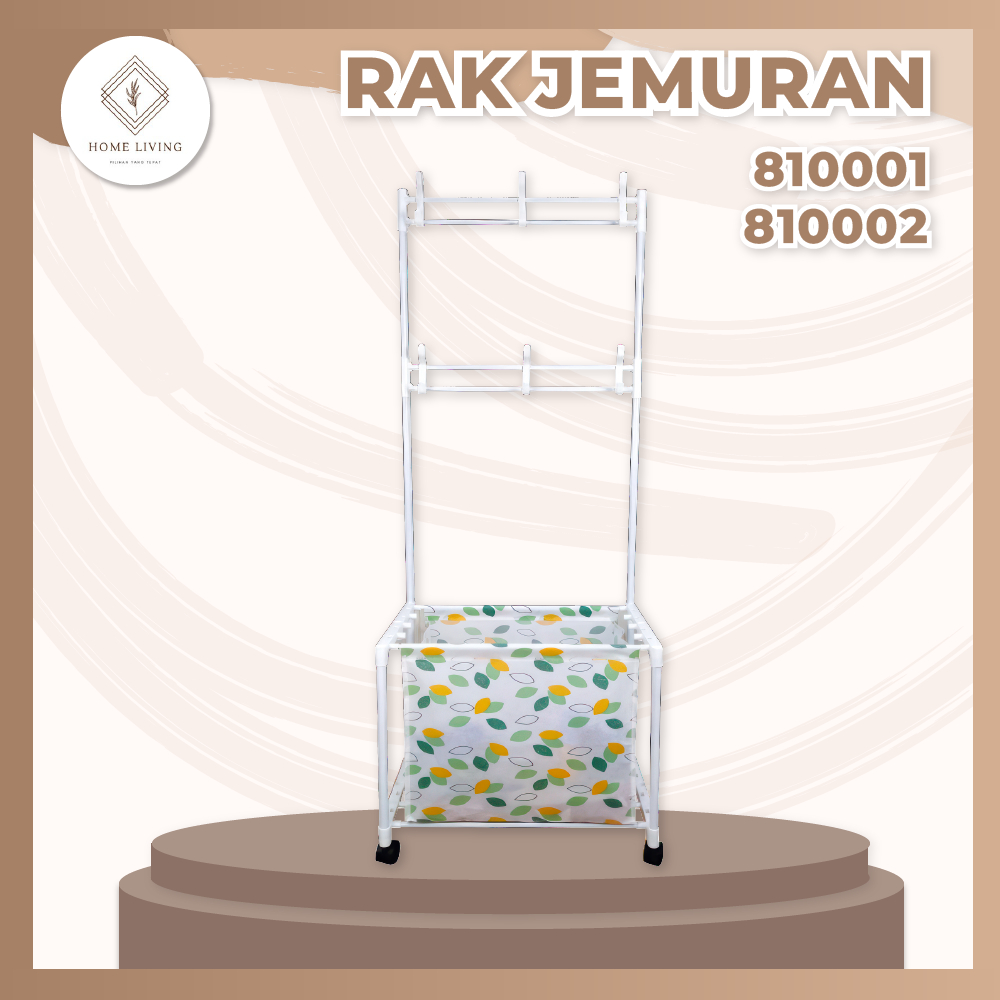 Standing Rak Hanger Jemuran Serbaguna Rak Besi Rak Topi Rak Tas Rak Serbaguna Mudah Dirakit