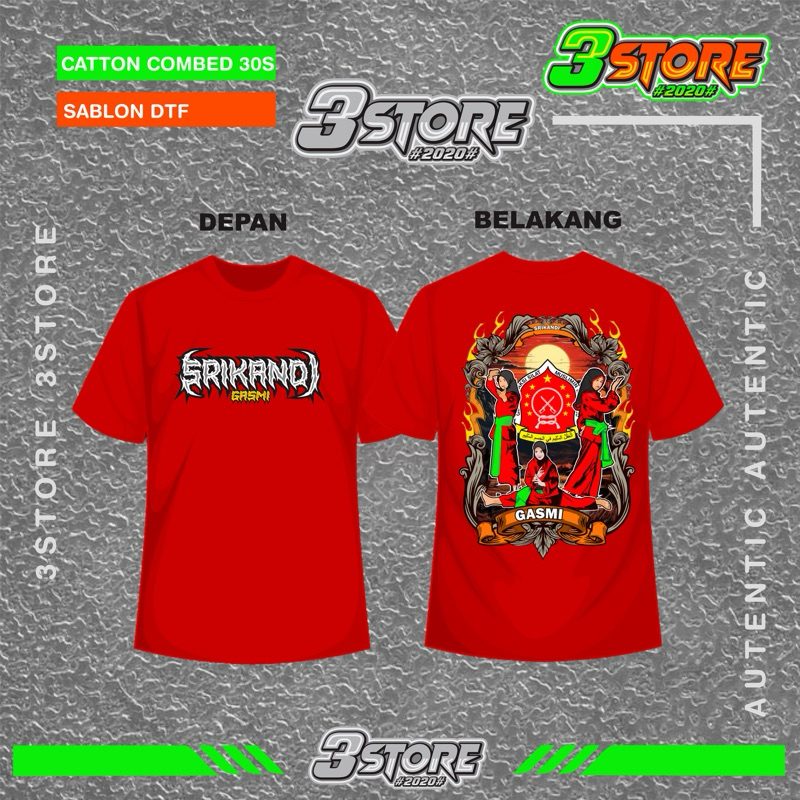 kaos Srikandi Gasmi / kaos Gasmi terbaru