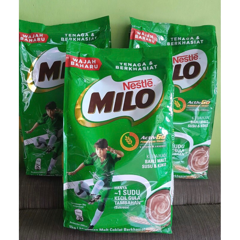 

MILO MALAYSIA ORIGINAL 1kg / MILO MALAYSIA/ MILO ORIGINAL 100%