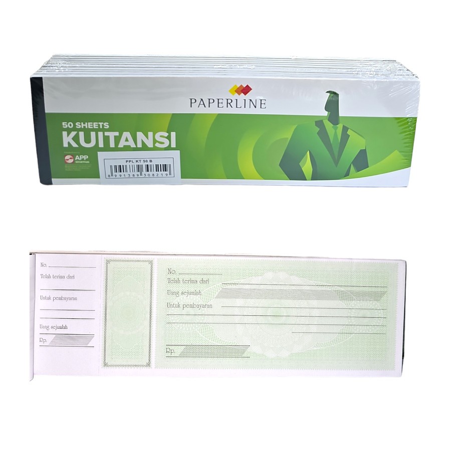 

Kuitansi Paperline KT 50 B / Kwitansi Ppl Besar / Kwitansi Sidu Besar