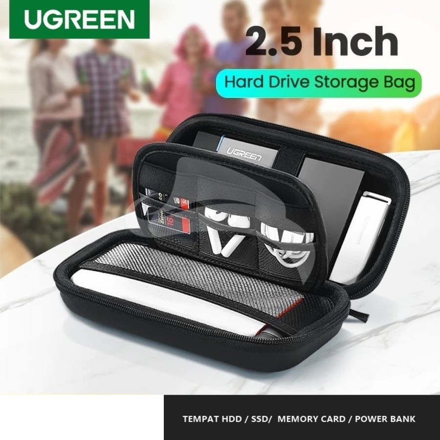 UGREEN 40707 Harddisk Storage Hard Drive Disk Case Travel Powerbank
