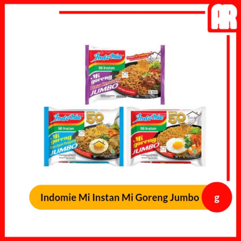 

Indomie Mi Instan Mie Goreng Jumbo | AR Ostore