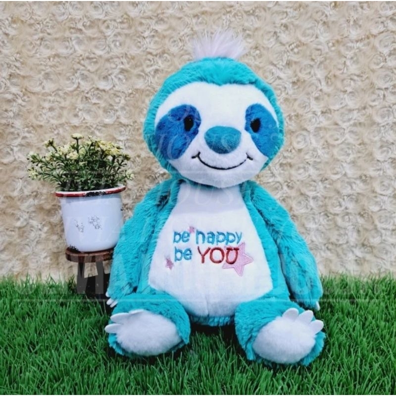 Boneka Kukang Tosca Boneka Kukang Be Happy Be You Boneka Sloth Mata Biru
