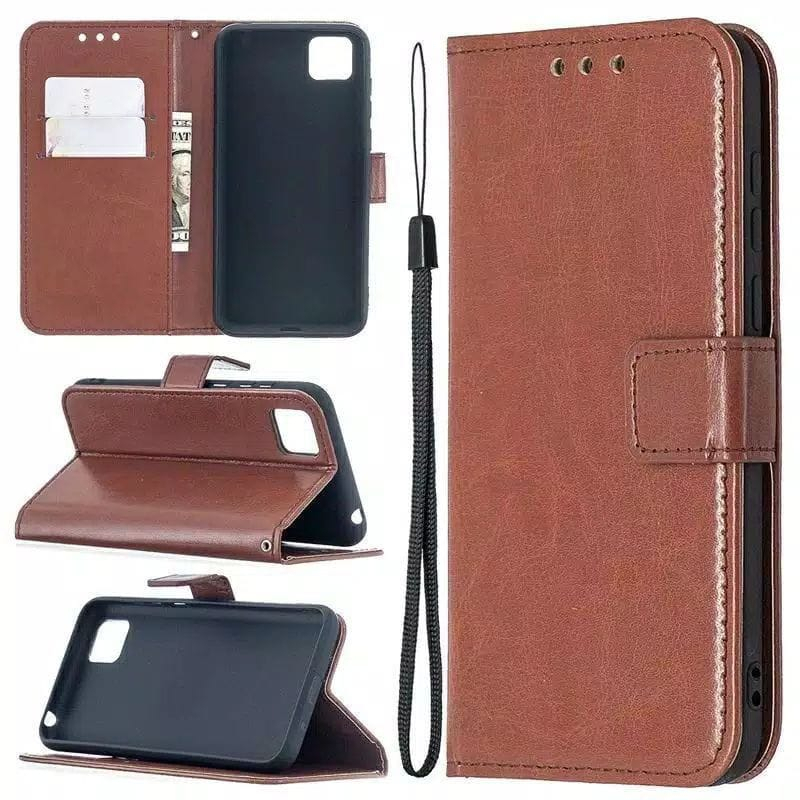 flip cover samsung A30 / samsung A50 / samsung A70 / flip case dompet kulit handphone