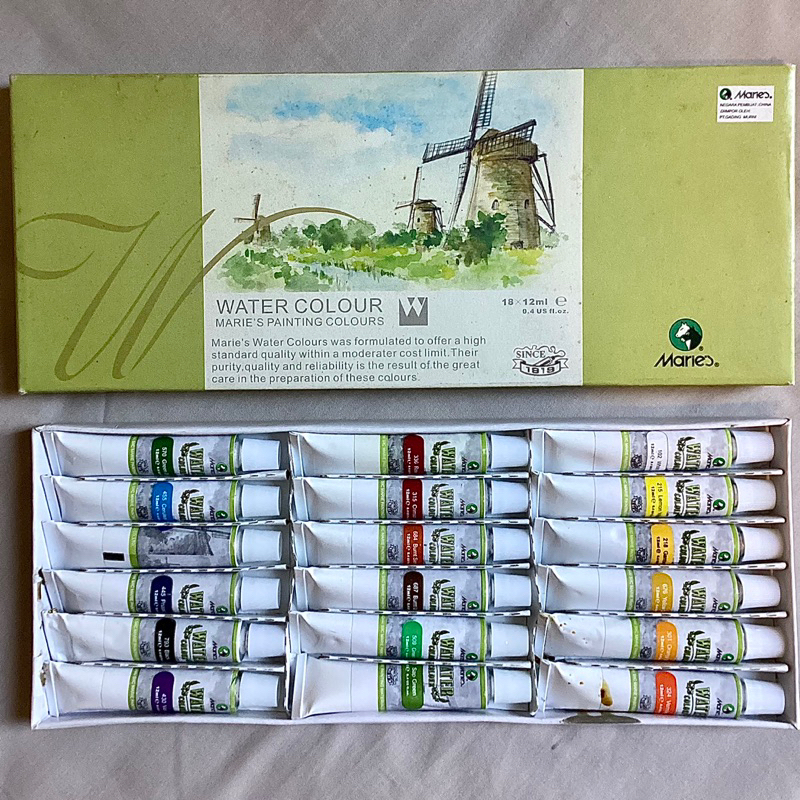 

Maries Watercolor set 18 | Cat Air Maries