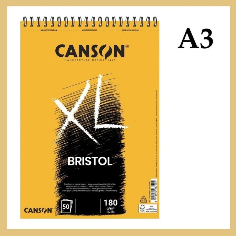 

Canson XL Bristol A3 180gsm