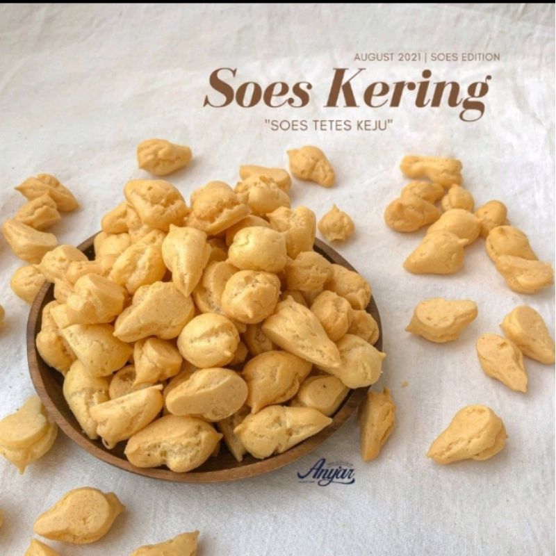 

Soes Kering Keju 1kg Gurih Crispy Soes Kering Sari Roso Keju Bawang Camilan Ringan Keju