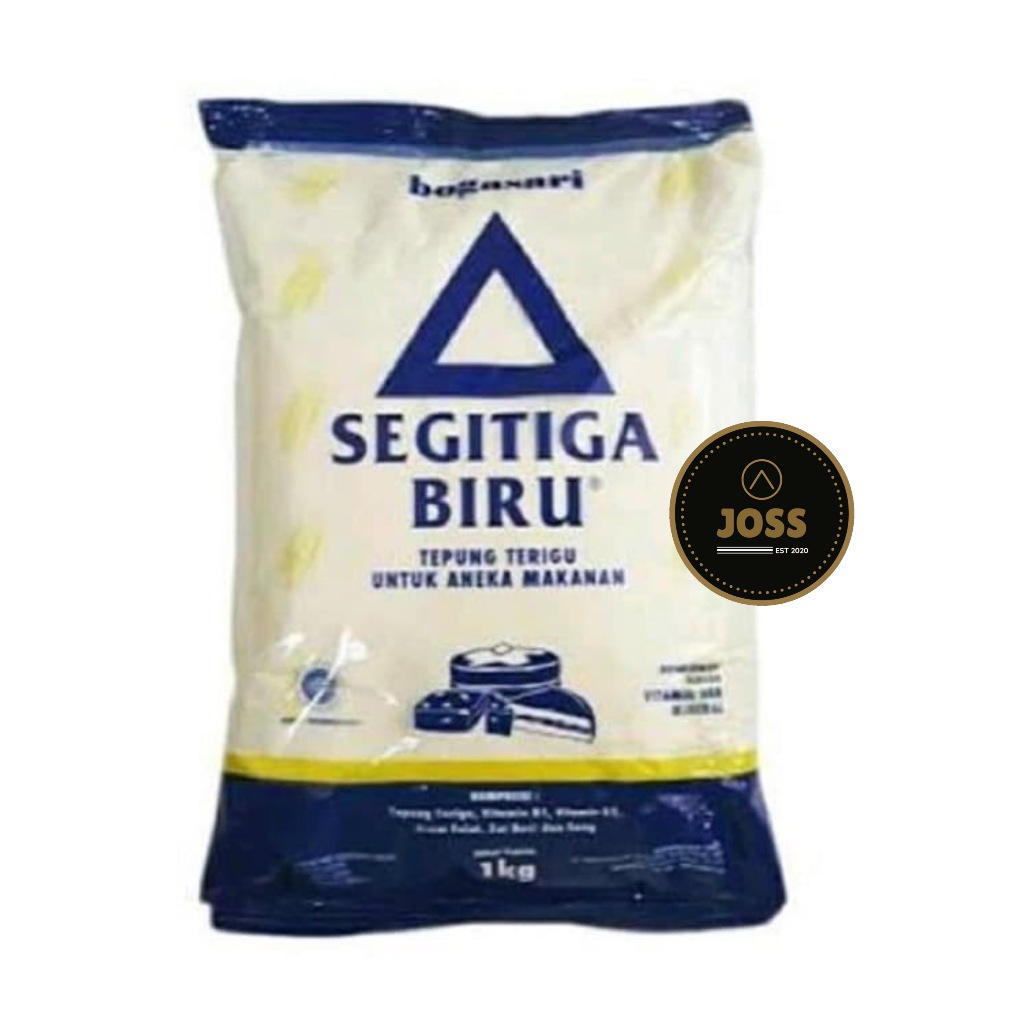 

[KHUSUS INSTAN] Tepung Terigu Segitiga Biru 1KG BOGASARI