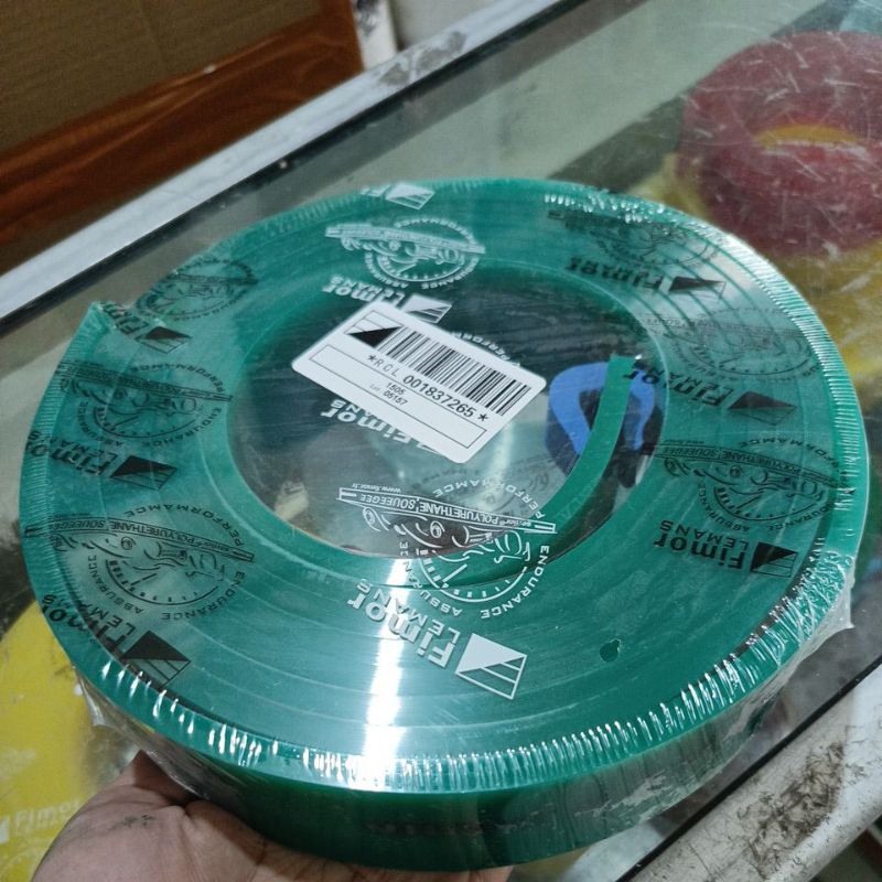 karet Rakel Hijau papak 7mm 75a HARGA PER SENTI