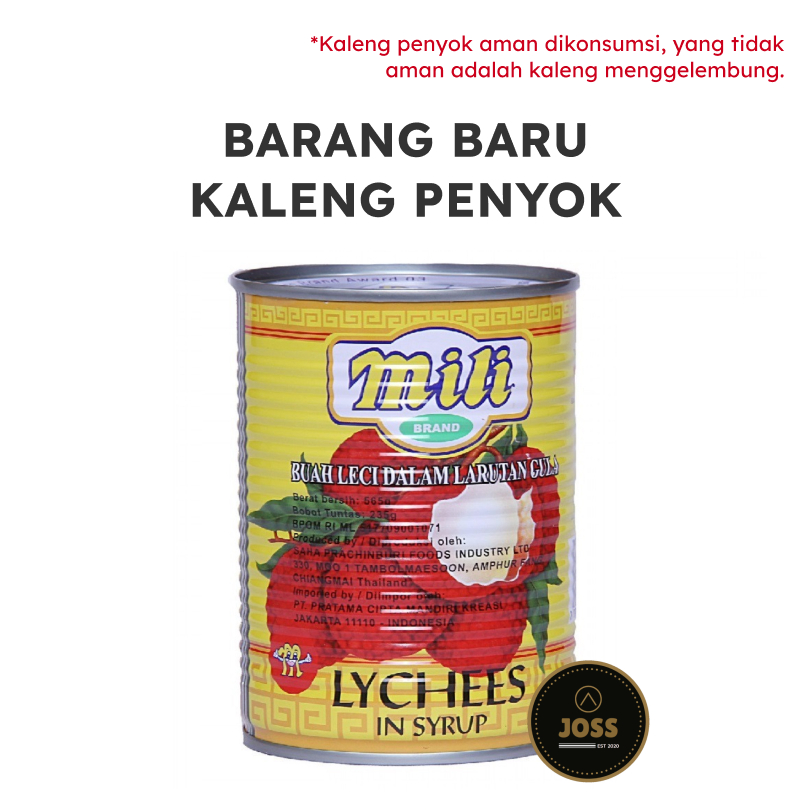 

[KHUSUS INSTAN] MILI Leci Kaleng / Lychees 565gr EXP 2026