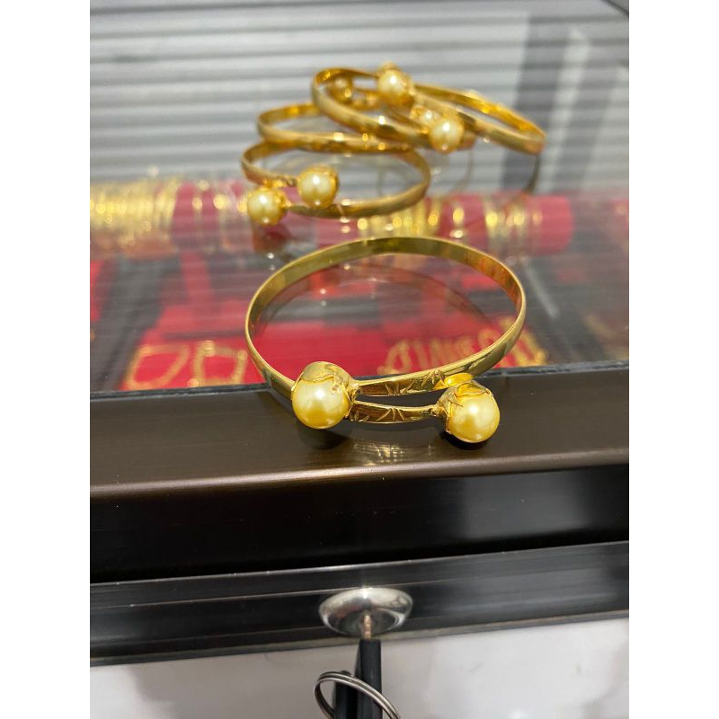 Gelang koin lapis emas 22karat