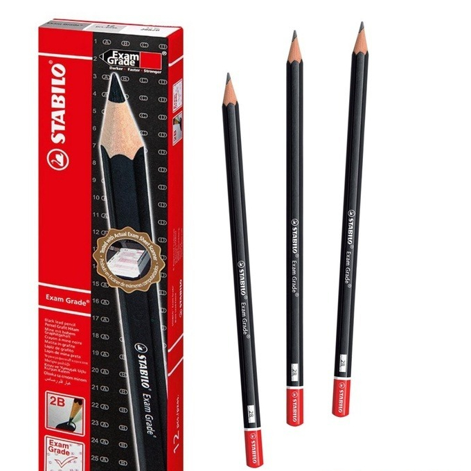 

PENSIL UJIAN 2B STABILO EXAM GRADE 288N12