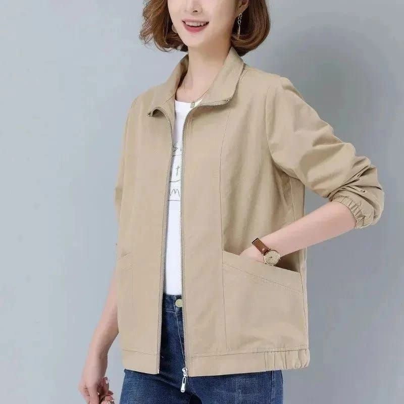 Jaket Wanita/Jaket Crop Wanita terbaru/jaket Wanita Katun Drill Premium