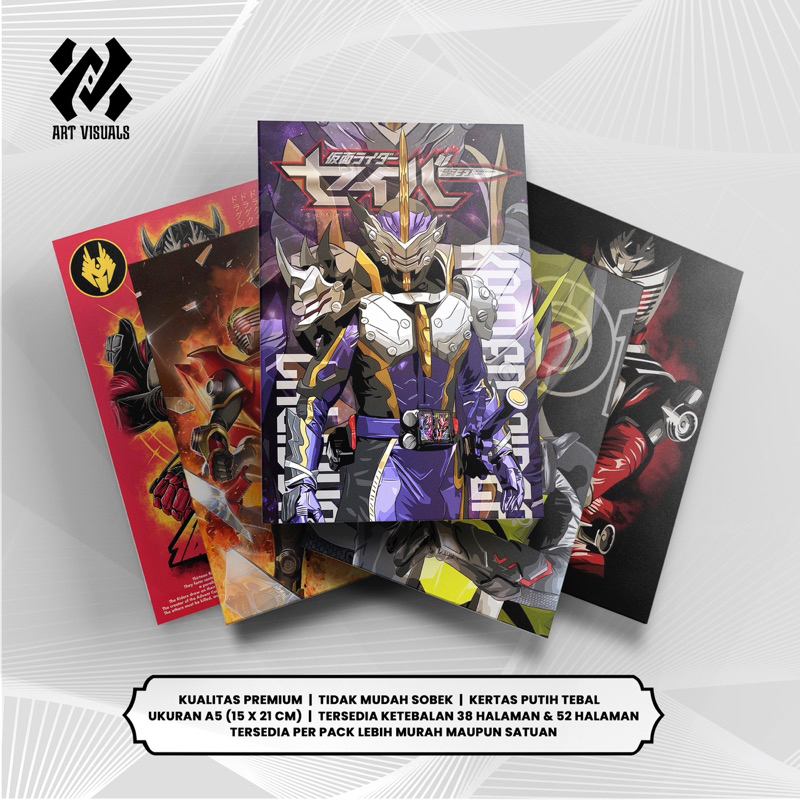 

Buku Tulis Custom Tema KAMEN RIDER Terlengkap Termurah Model Bebas Pilih Foto / Buku Tulis Sekolah / Buku Catatan