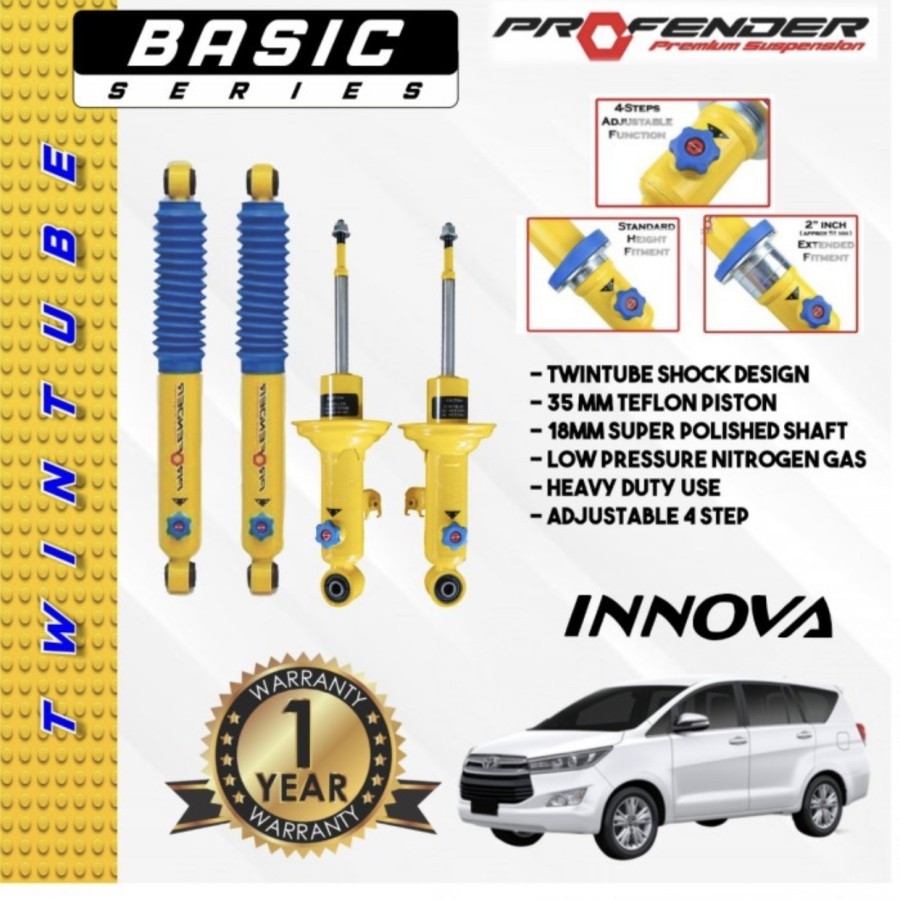 Aksesoris Suspensi PROFENDER Toyota Innova Reborn Innova 06-21 SET