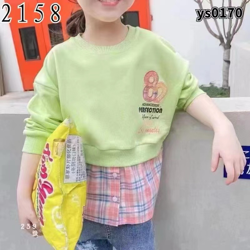 Atasan anak perempuan impor /hoodie anak perempuan import/baju anak perempuan import/kaos lengan pan
