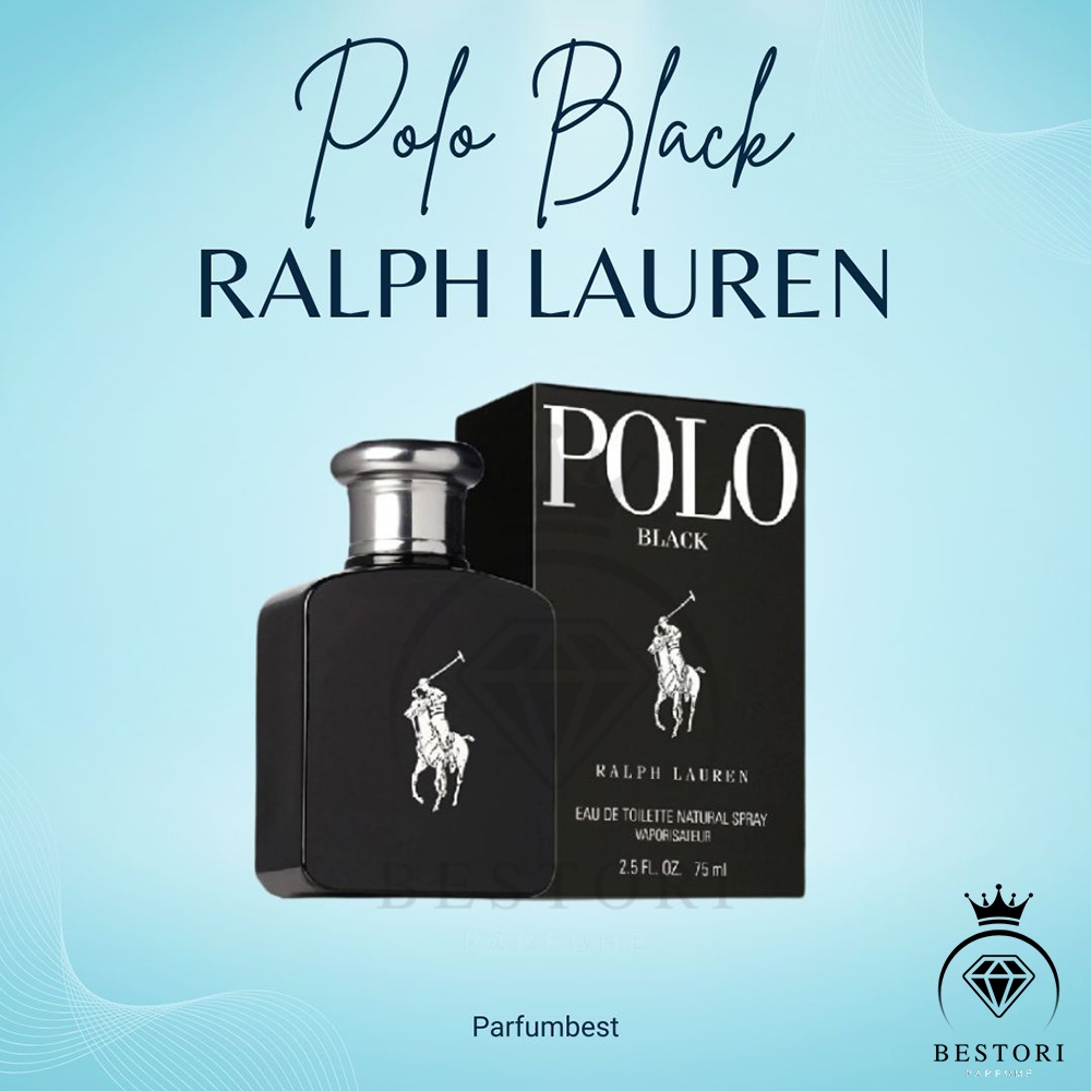 Parfume Ralph Lauren Polo Black Asli - Original Terbaik