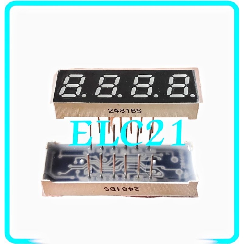 SEVEN SEGMENT 4 DIGIT 0.28 INCH ANODA MERAH 7SEGMENT 4 DIGIT 0.28 INCH ANODA MERAH