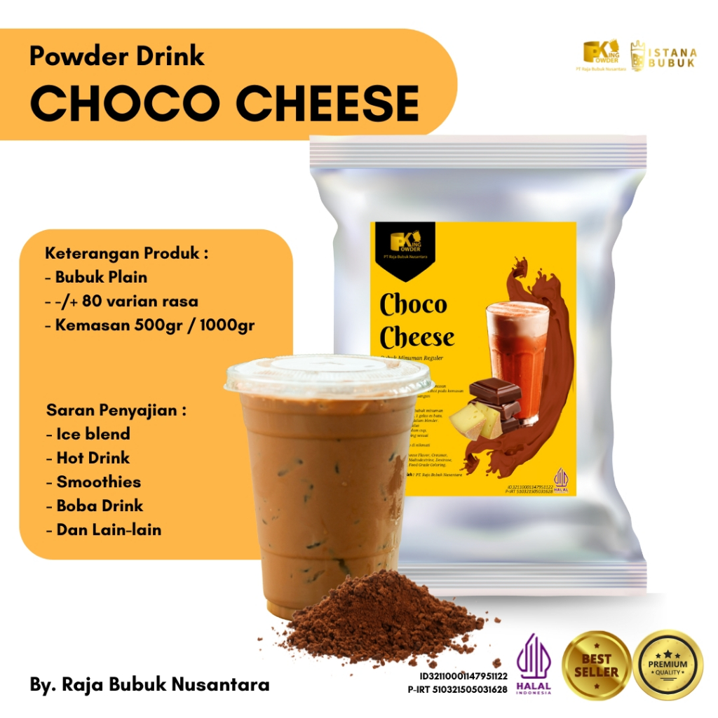 

Bubuk Minuman Choco Cheese Bubuk Minuman Coklat Keju Bubuk Minuman rasa Choco Cheese