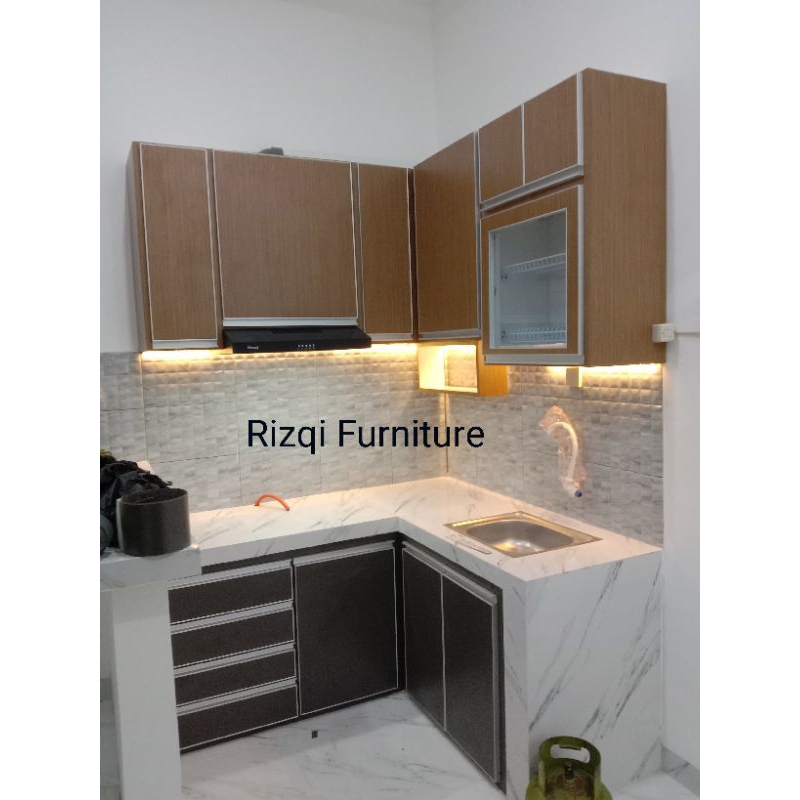 Kitchen Set Minimalis Finishing HPL Taco