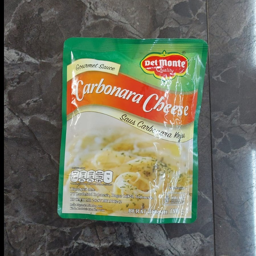 

Delmonte Carbonara Cheese 180 gr