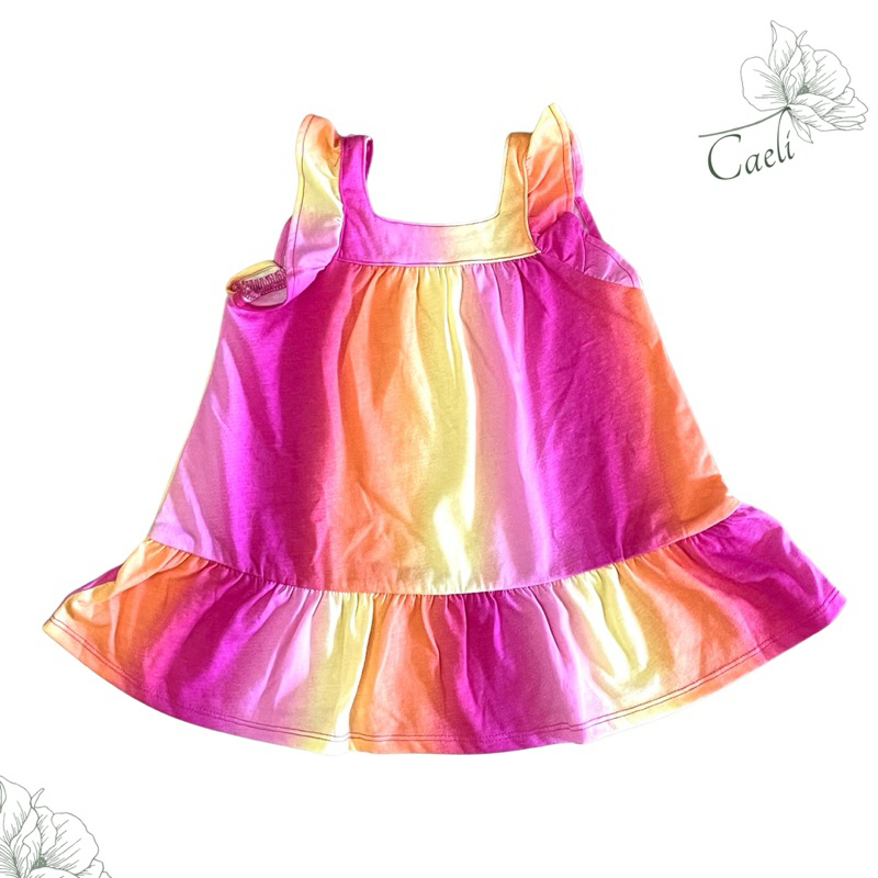 Dress Anak Ruffle PLACE | Dress PLACE | The Children's PLACE | PLACE Sisa Ekspor | Caeli Baby Wear |