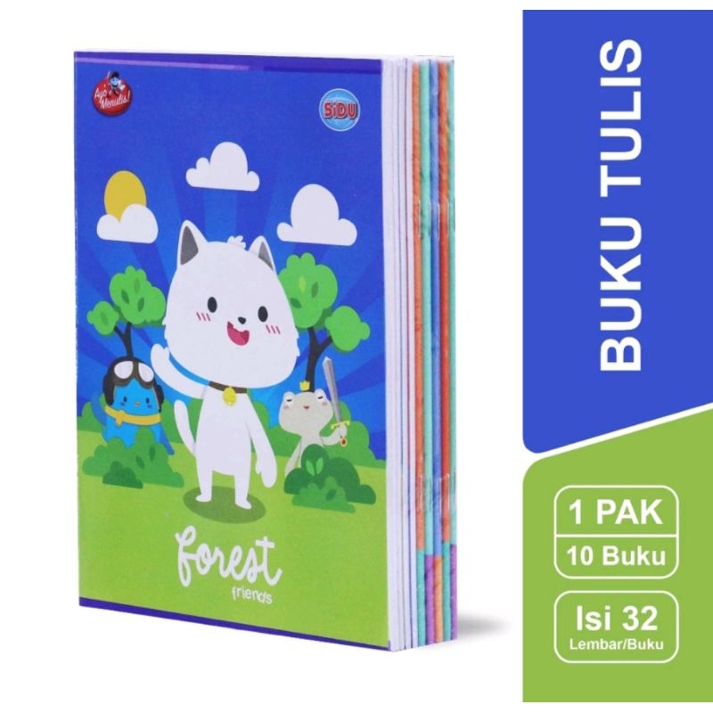 

BUKU TULIS SIDU 32 LEMBAR PER PAK (10 BUKU)