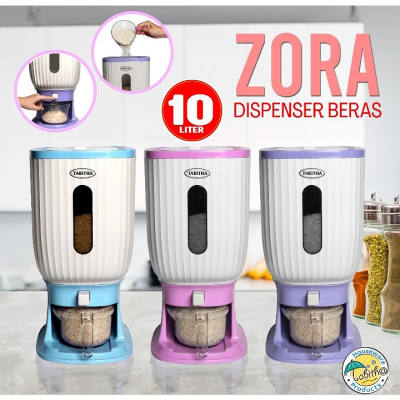 Zora dispenser beras 10 liter