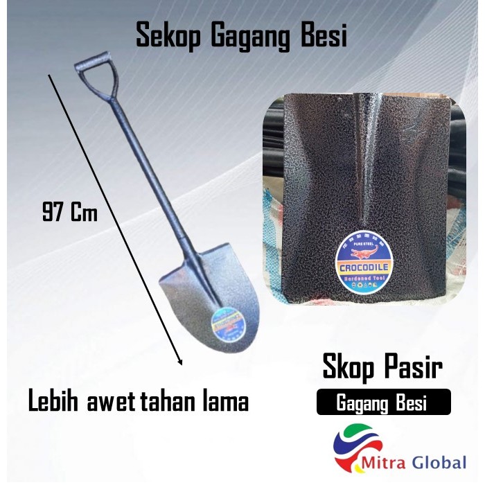 Sekop Pasir Crocodile - Skop full baja