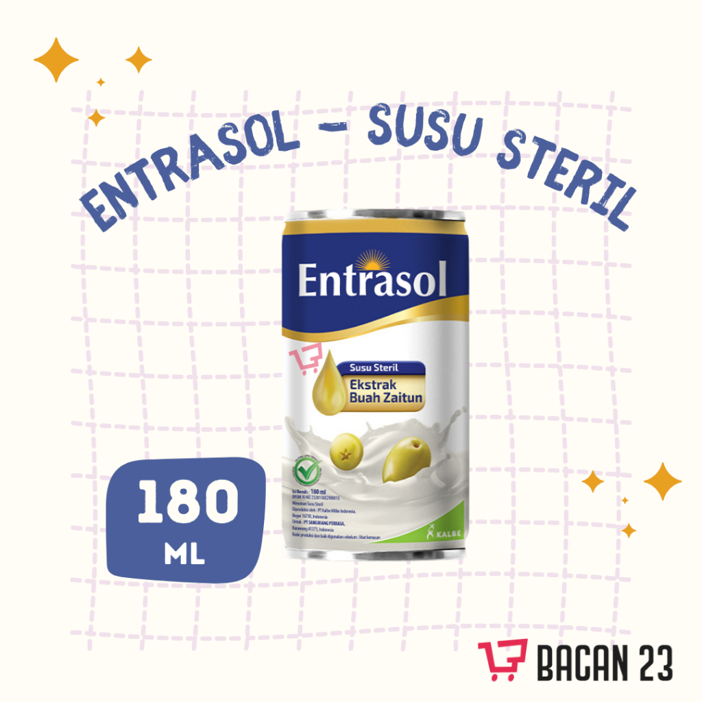 

Susu Entrasol Ekstrak Buah Zaitun (180 ml) Susu Steril