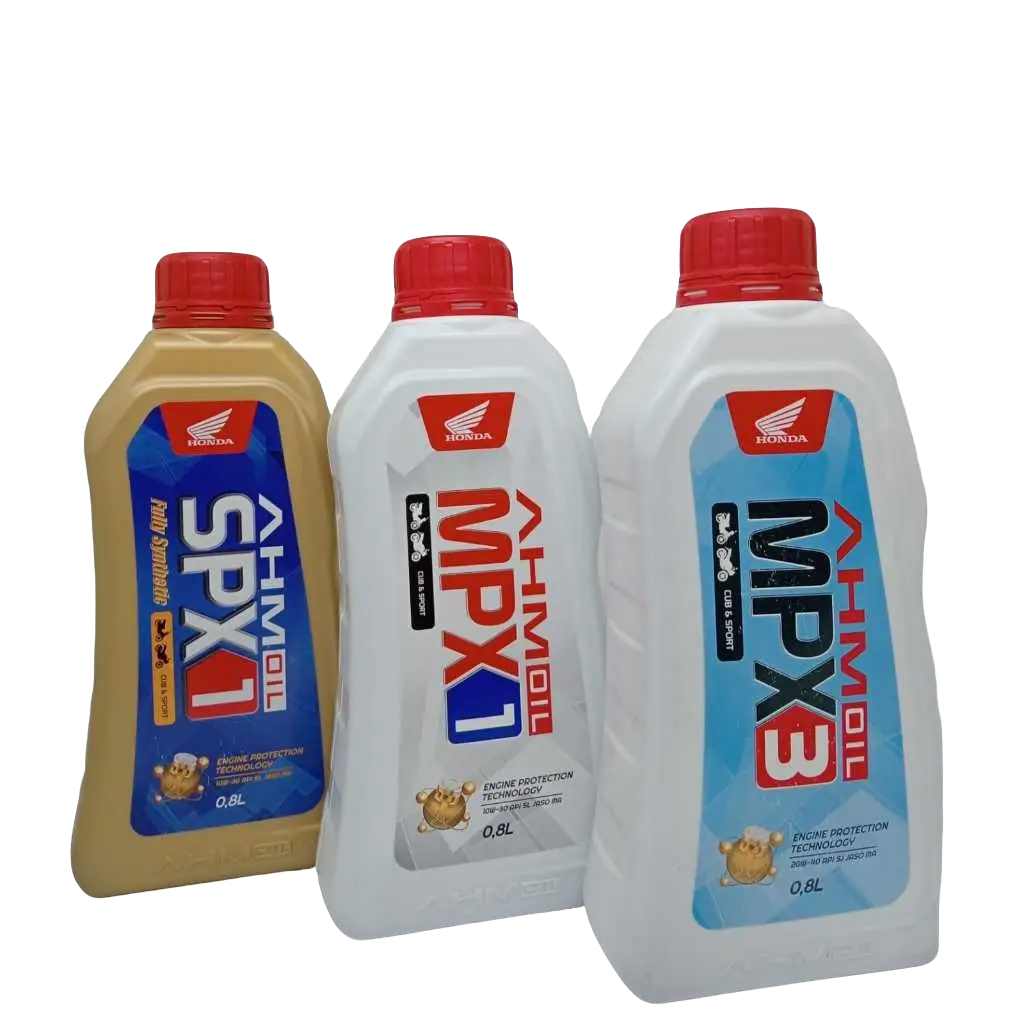 AHM Oli Motor Non Matic Oil 4T Varian isi 800ML (Dijamin Asli) , SPX1 4T 10W/30 , MPX1 4T 10W/30 , M