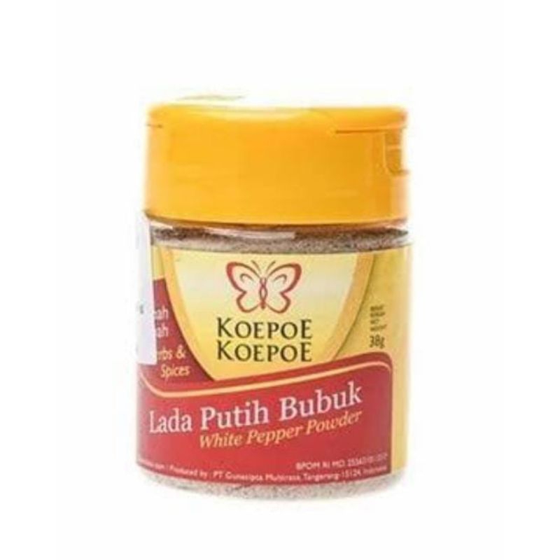 

koepoe koepoe lada putih bubuk 38 gr