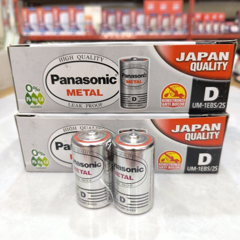 Baterai Battery Senter Besar Panasonic Metal