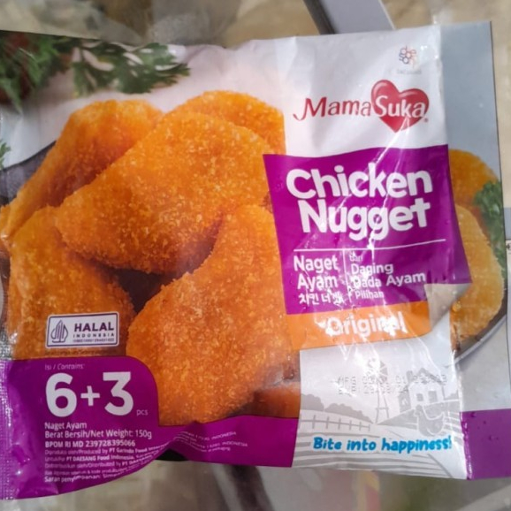 

Mama Suka Chicken Nugget Original 150 Gr