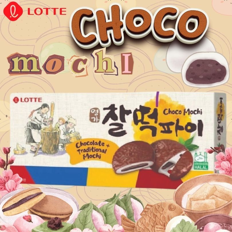 

Lotte Choco Mochi (Rice Pie) 210 Gram