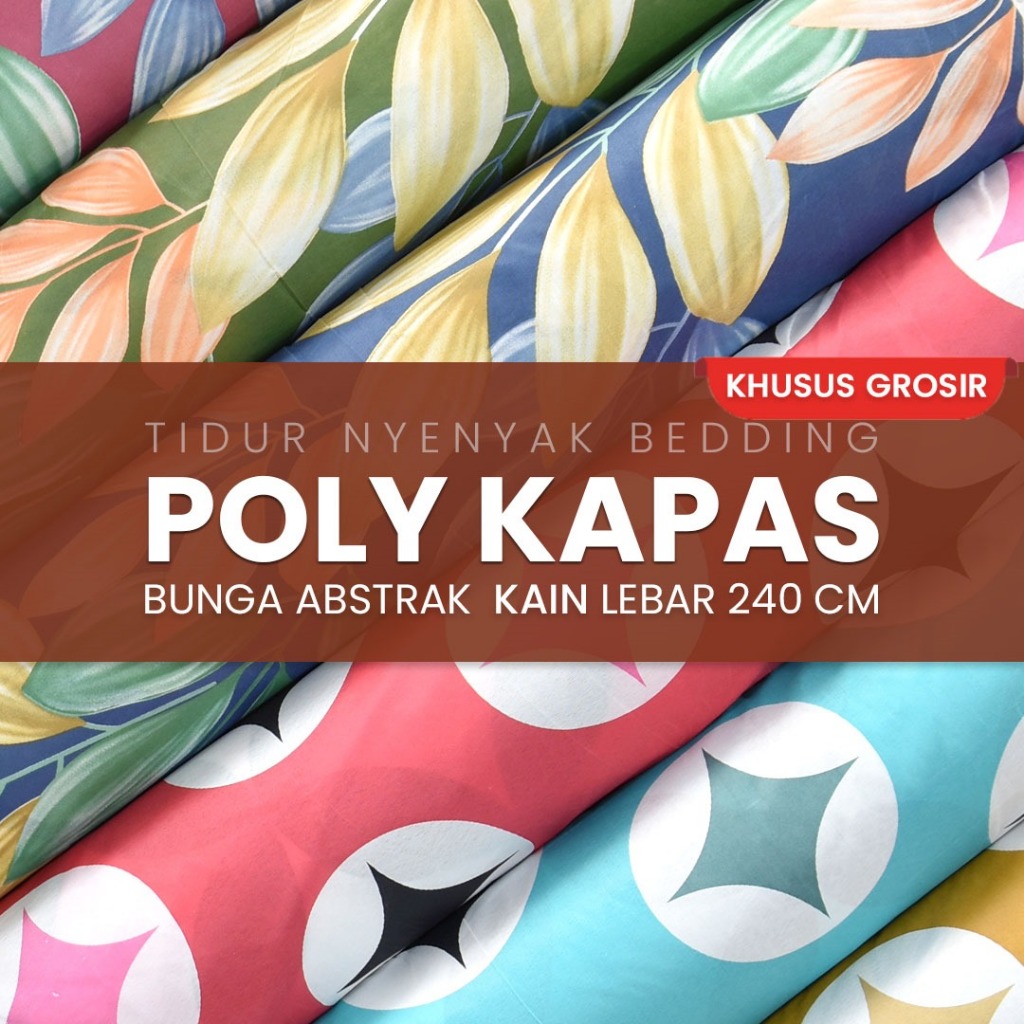 KAIN POLY KAPAS GROSIR MINIMALIS ULIR TARTAN KANGKUNG EMILY KOTAK PLAID GALAXY KITTY ANAK ANAK KAIN 