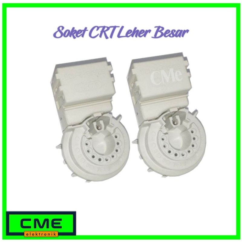 CRT Socket / Soket RGB Tv Tabung / Leher Besar PIN 8 - 9 - 10 - 11