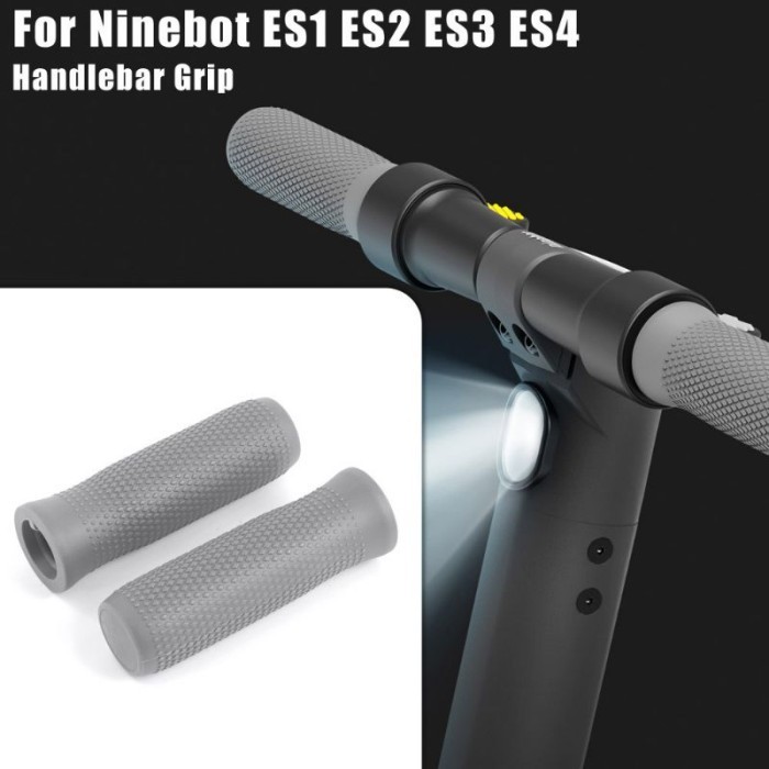 Grip Karet Stang Scooter Listrik Ninebot Es1 Es2 Es3 Es4 Handle Bar Gagang Cover Setang Skuter Elekt