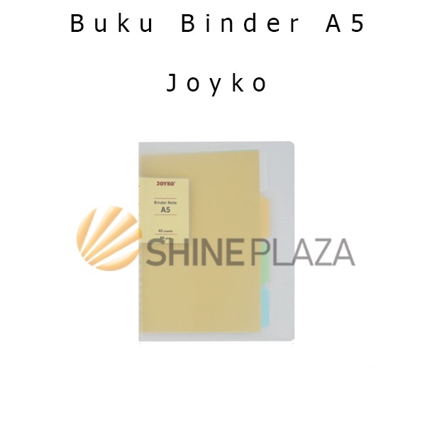 

FG2 Buku Binder Note A5 Joyko Transparan Loose Leaf Notebook A5 Clear Cover