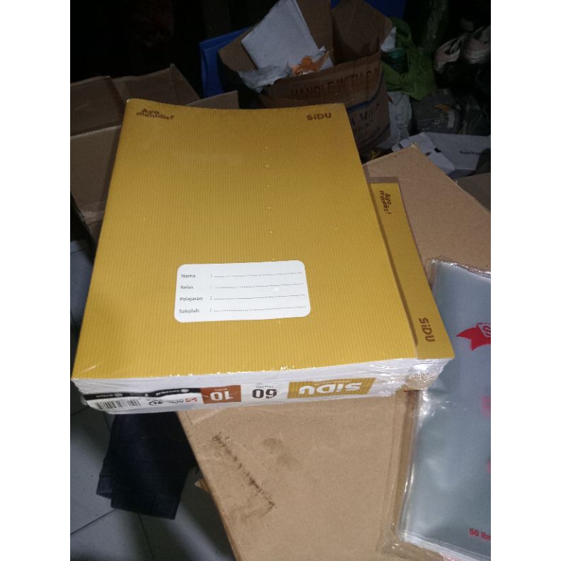 

Buku Tulis sekolah sidu asli isi 60lembar sampulcoklat