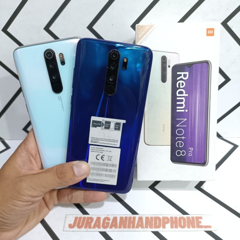 Redmi Note 8 Pro 6/128GB Hp Second Bekas Fullset